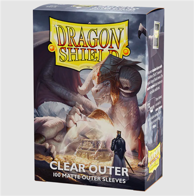 Dragon Shield Standard Size Outer Sleeves - Matte (100 Sleeves)