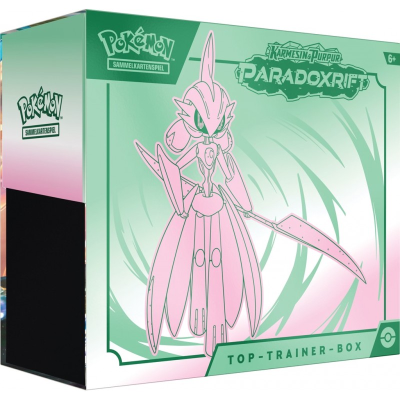 Pokémon Karmesin & Purpur Paradoxrift Top-Trainer Box Eisenkrieger - DE