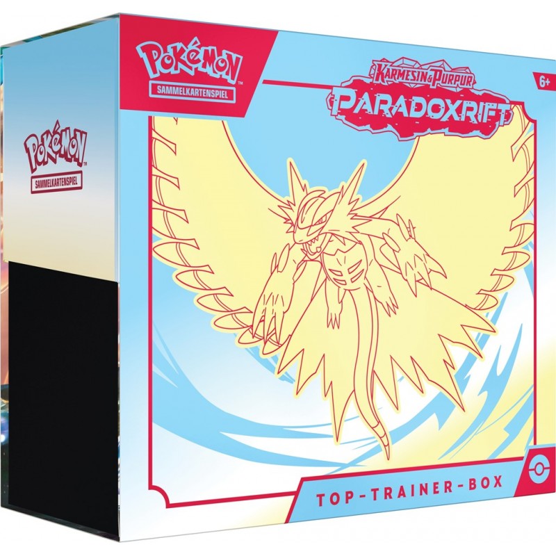 Pokémon Karmesin & Purpur Paradoxrift Top-Trainer Box Donnersichel - DE