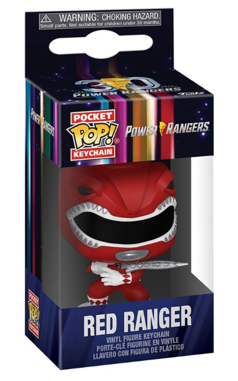 Funko POP! Keychain - Power Rangers - Red Ranger – Battle Bear Trading ...