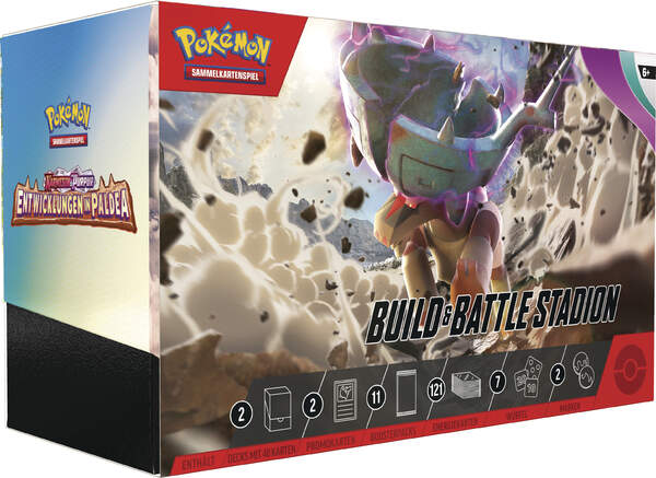 Pokémon Karmesin & Purpur Entwicklungen in Paldea - Build & Battle Stadium - deutsch