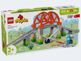 LEGO Duplo Eisenbahnbrücke u Schienen Erweiterung