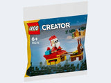 LEGO Polybag Creator Weihnachtsmann Schlittenfahrt