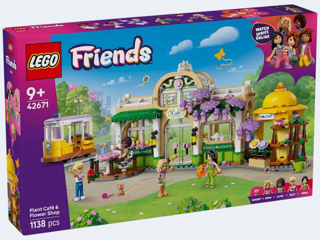 LEGO Friends Pflanzencafe und Blumenkiosk