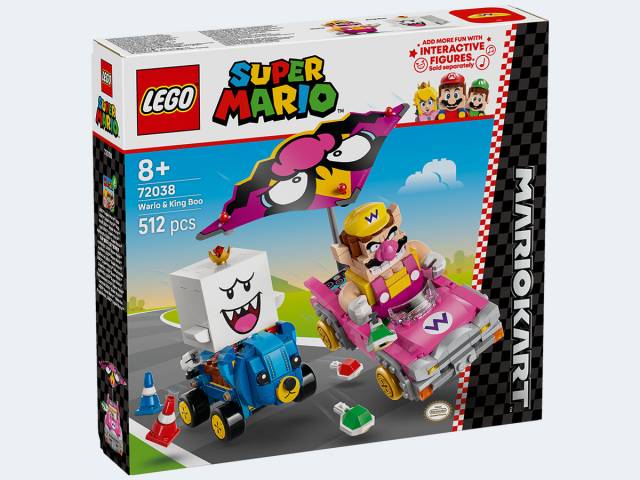 LEGO Super Mario Kart Wario & König Buu Huu