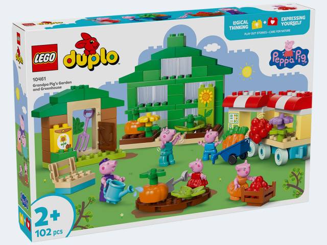LEGO Duplo Peppa Pig Opas Garten und Gewächshaus