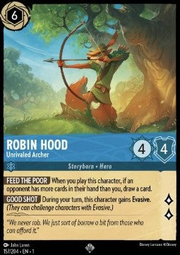 Robin Hood - Unübertroffener Bogenschütze 1TFC-157 Super Rare Boosterfrisch Deutsch