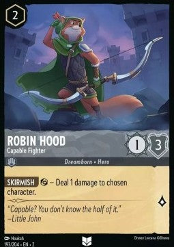 Robin Hood - Kompetenter Kämpfer 2ROF-193 Uncommon Boosterfrisch Deutsch