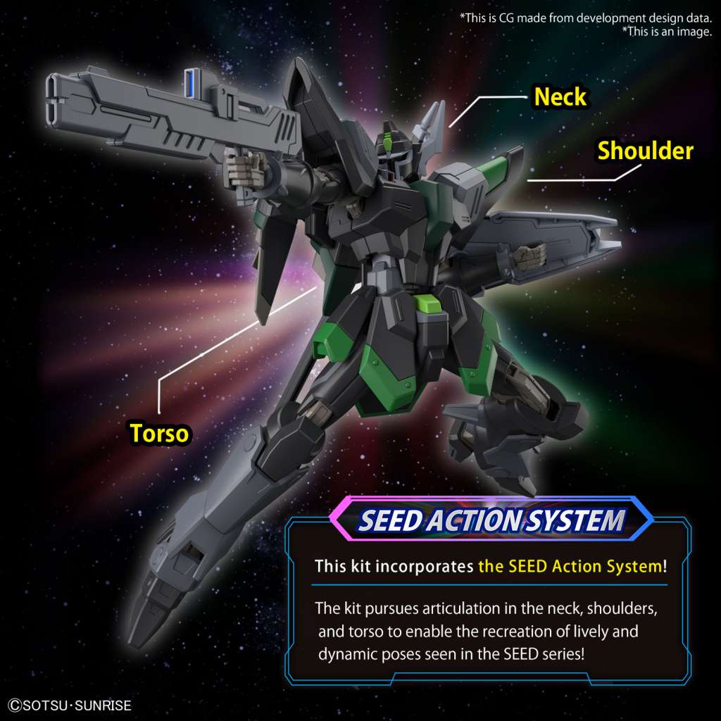 Gundam Gunpla Black Knight Squad Rud-ro.A (HG 1/144)