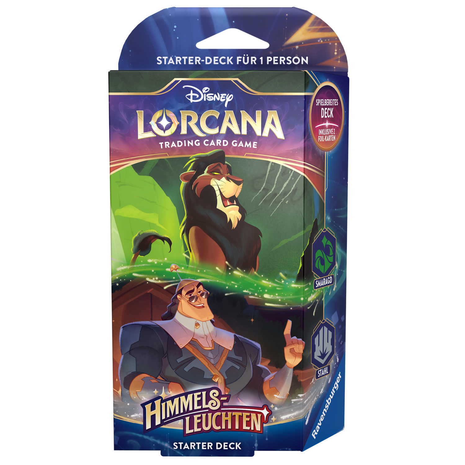 Disney Lorcana - Himmelsleuchten Starter Deck - Scar und Kronk - DE