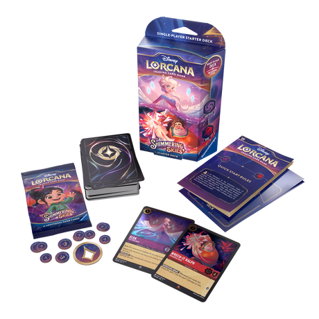 Disney Lorcana - Shimmering Skies Starter Deck - Elsa and Ralph - EN
