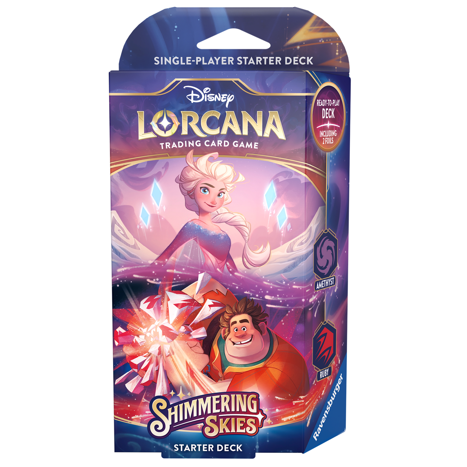 Disney Lorcana - Shimmering Skies Starter Deck - Elsa and Ralph - EN