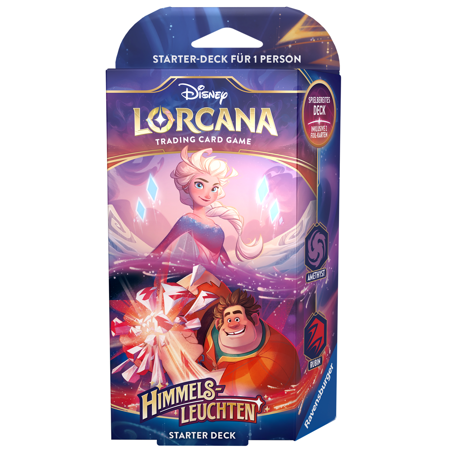 Disney Lorcana - Himmelsleuchten Starter Deck - Elsa und Ralph - DE