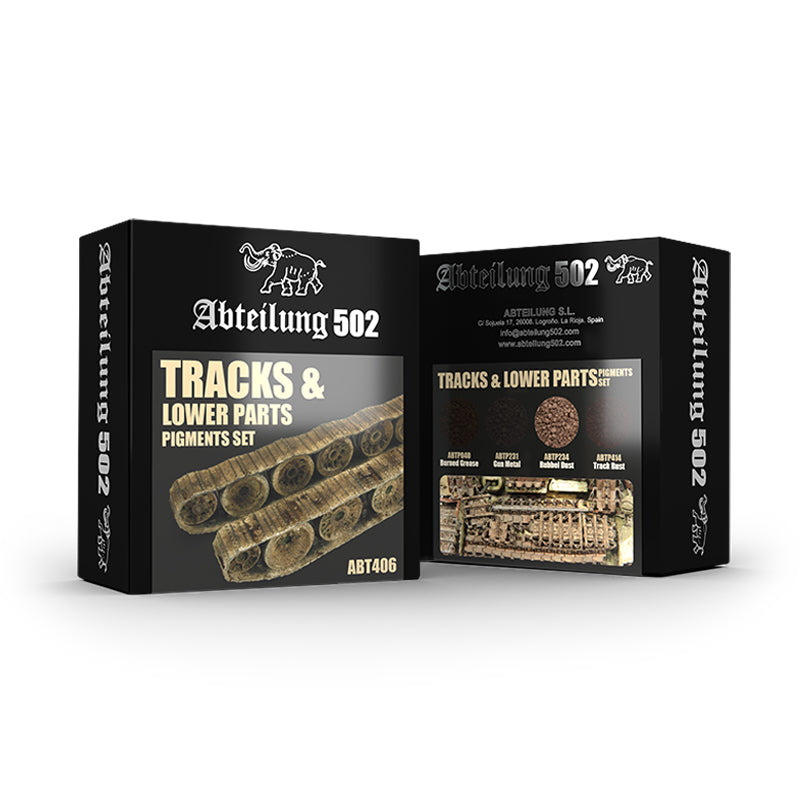 AK Interactive Set Pigments Tracks und Lowers