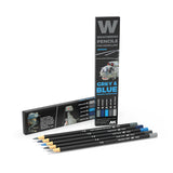 AK Interactive Watercolor Pencil Set Grey And Blue Camouflages
