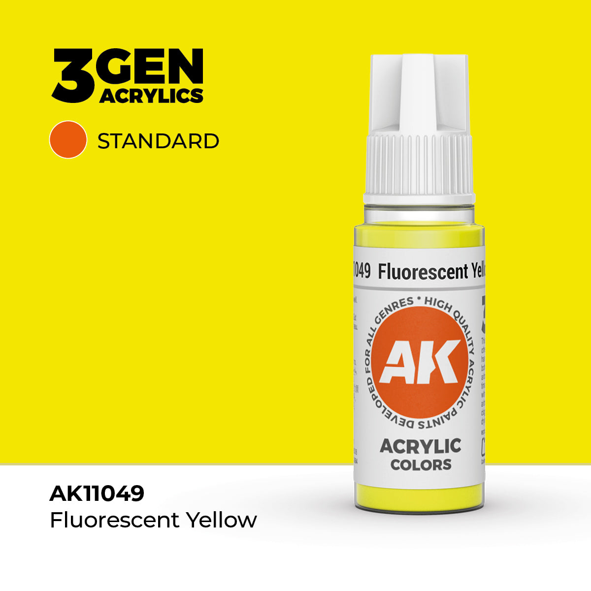 AK Interactive 3GEN Fluorescent Yellow 17ml