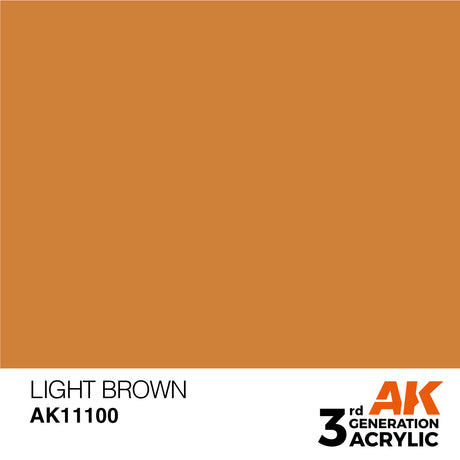 AK Interactive 3GEN Light Brown 17ml