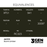 AK Interactive 3GEN Burnt Umber 17ml
