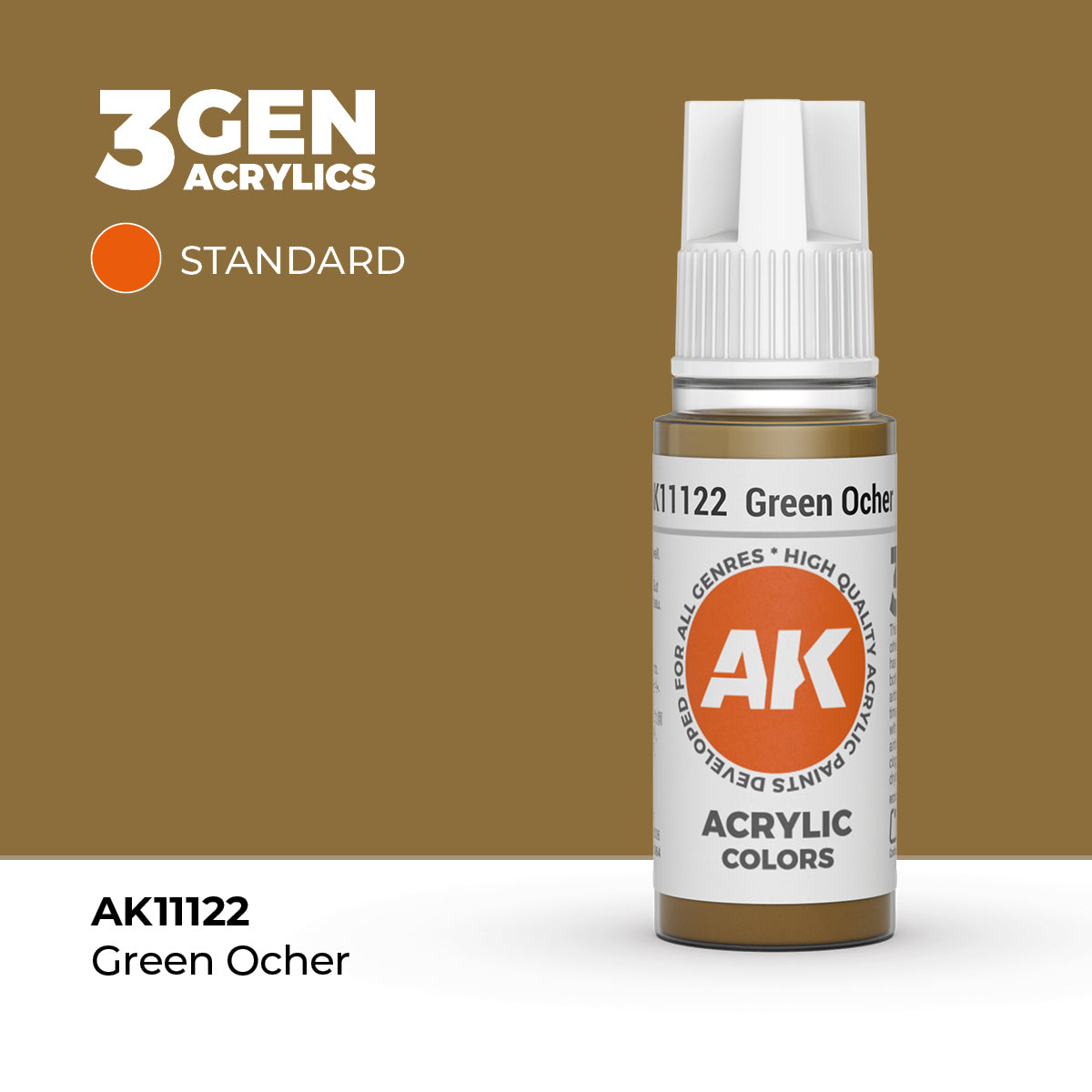 AK Interactive 3GEN Green Ocher 17ml