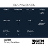 AK Interactive 3GEN Strong  Dark Blue 17ml