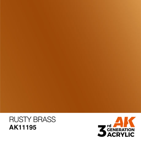 AK Interactive 3GEN Rusty Brass 17ml
