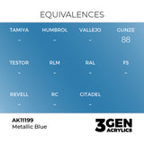 AK Interactive 3GEN Metallic Blue 17ml