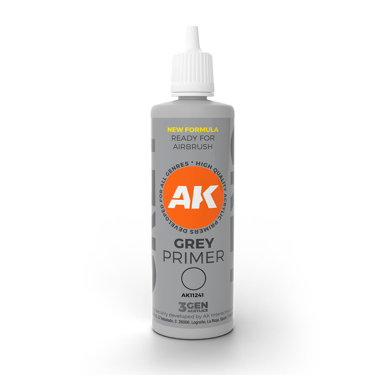 AK Interactive Grey Primer (100 ml)