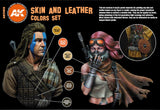AK Interactive 3GEN Skin And Leather Colors Set