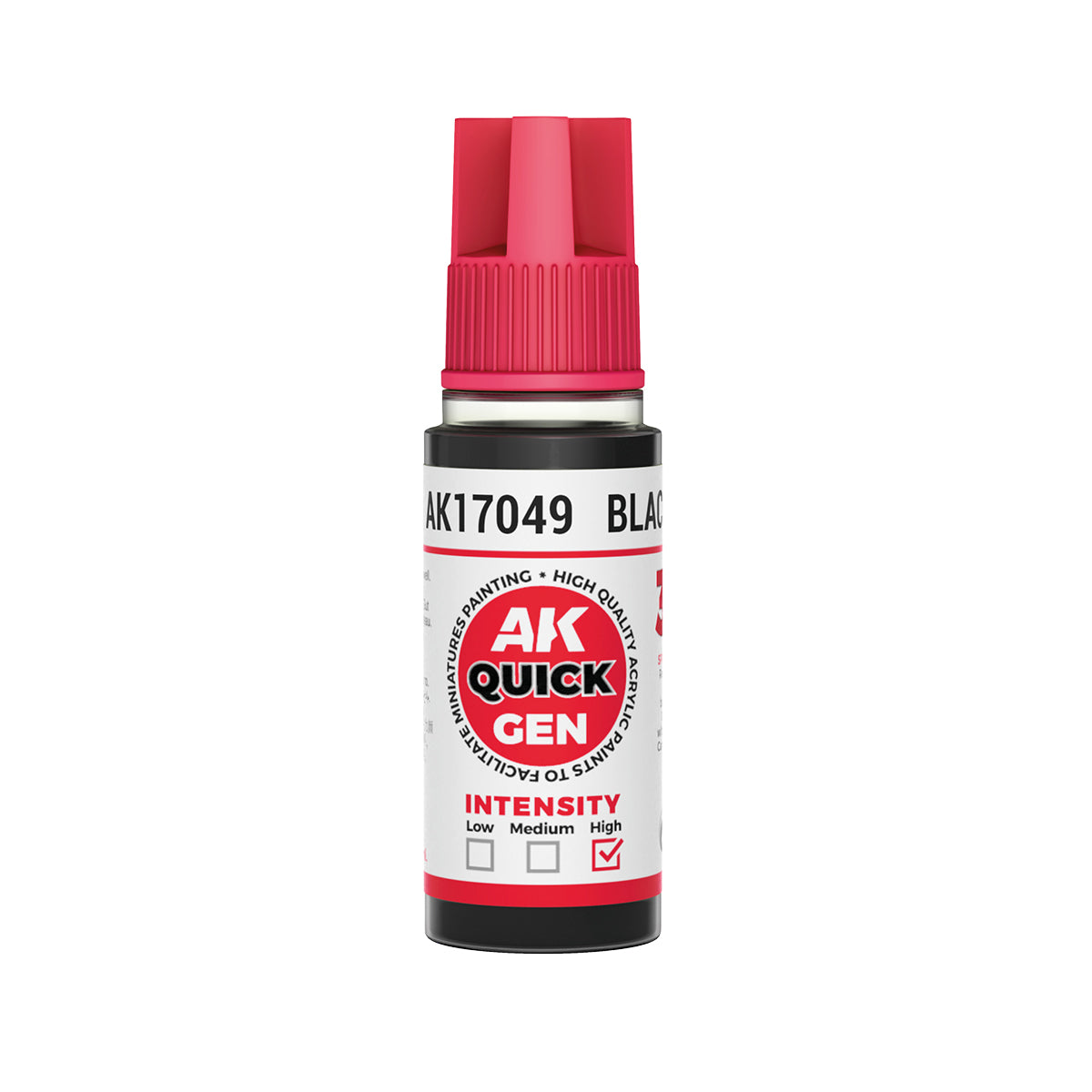 AK Interactive QUICK GEN Black 18 Ml