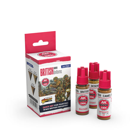 AK Interactive QUICK GEN British Uniforms Set