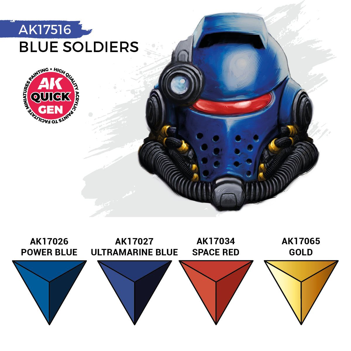 AK Interactive QUICK GEN Blue Soldiers Set