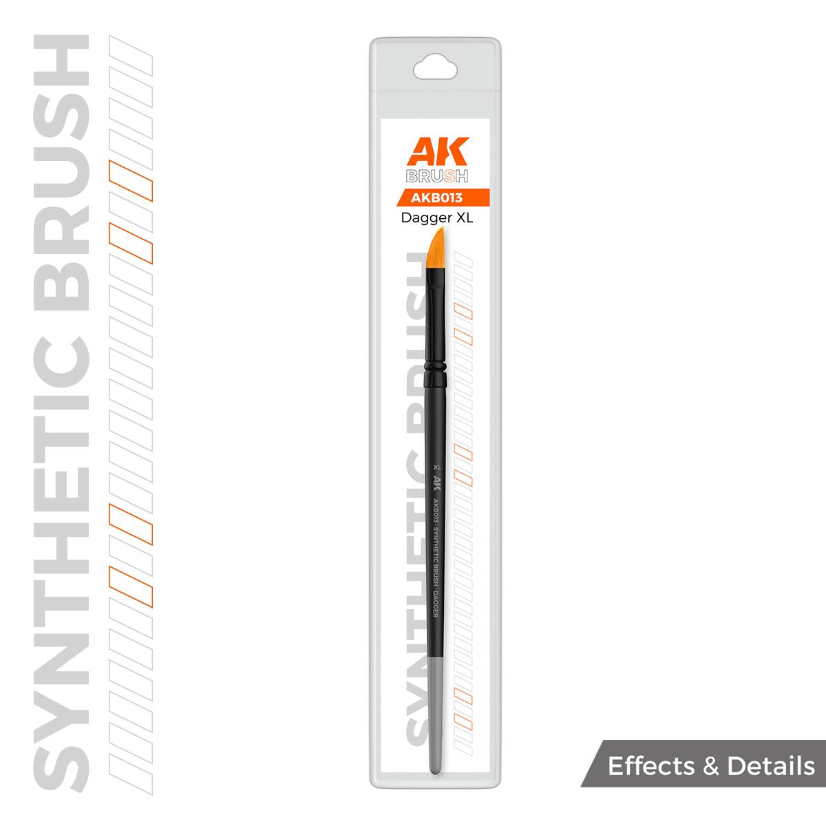 AK Interactive AK SYNTHETIC BRUSH - DAGGER XL