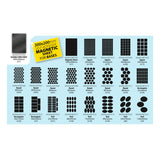 AK Interactive Magnets for Bases RECTANGULAR 50 X 75 - 10 unid