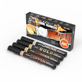 AK Interactive Metallic Markers Set