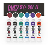 AK Interactive Oil Paints FANTASY & SCI-FI COLORS SET - ABT 502 OILS