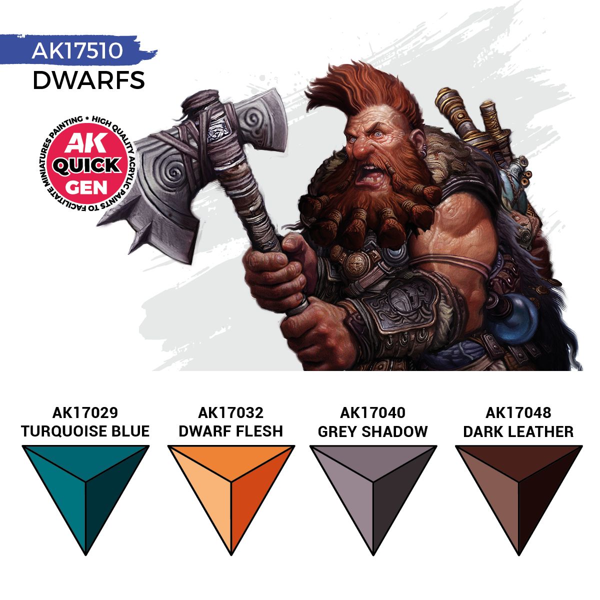 AK Interactive QUICK GEN Dwarfs Set