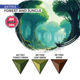 AK Interactive QUICK GEN Forest & Jungle Set