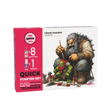 AK Interactive QUICK GEN Quick Starter Set (1 Brush)
