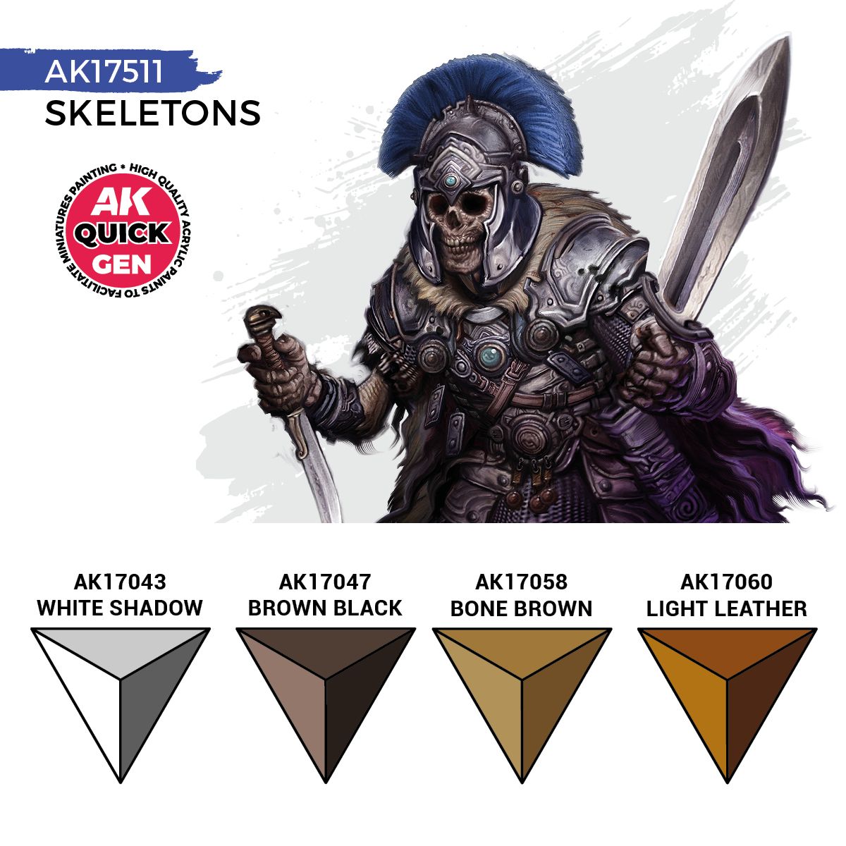 AK Interactive QUICK GEN Skeletons Set