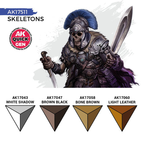 AK Interactive QUICK GEN Skeletons Set