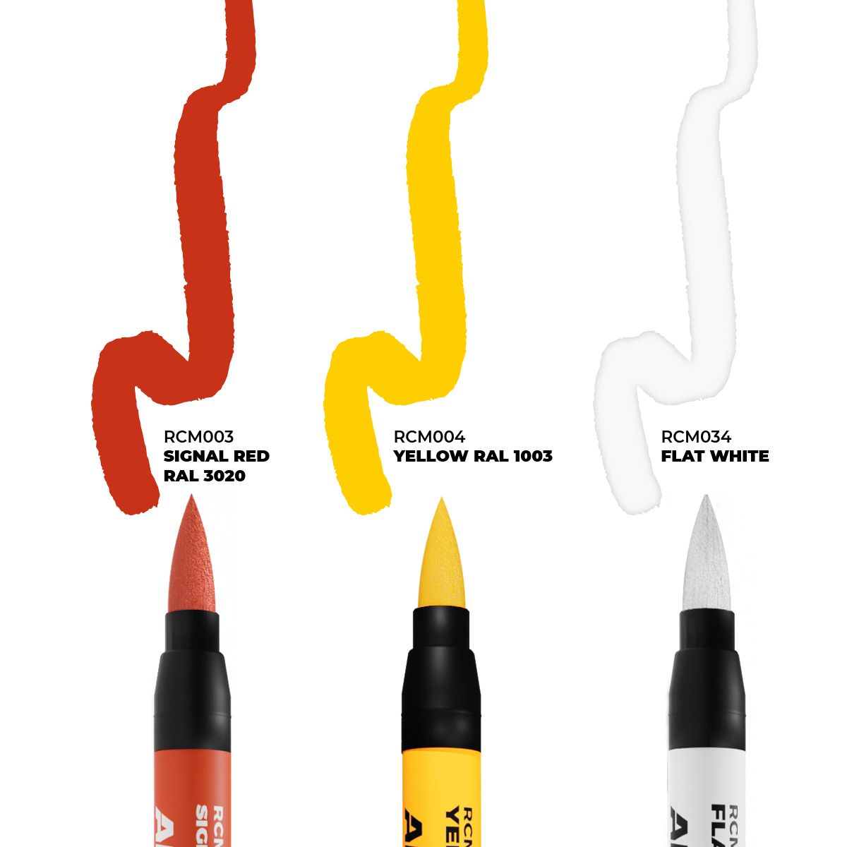 AK Interactive REAL COLORS MARKERS Set Tactical Markings - Set 3 Real Colors Markers