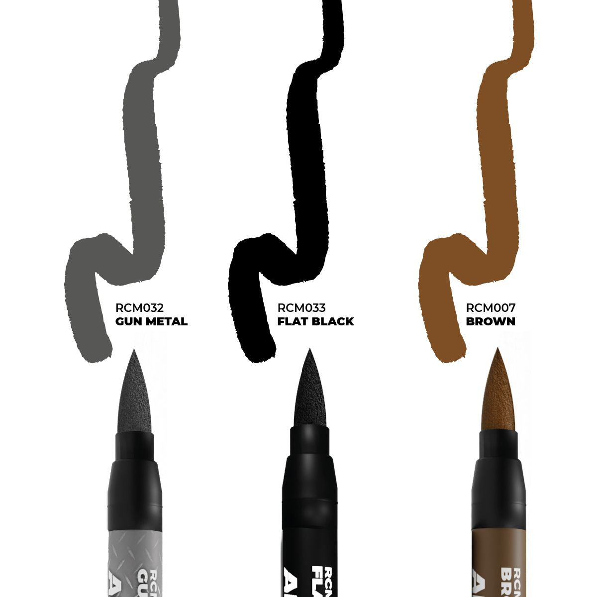 AK Interactive REAL COLORS MARKERS Weapons - Set 3 Real Colors Markers