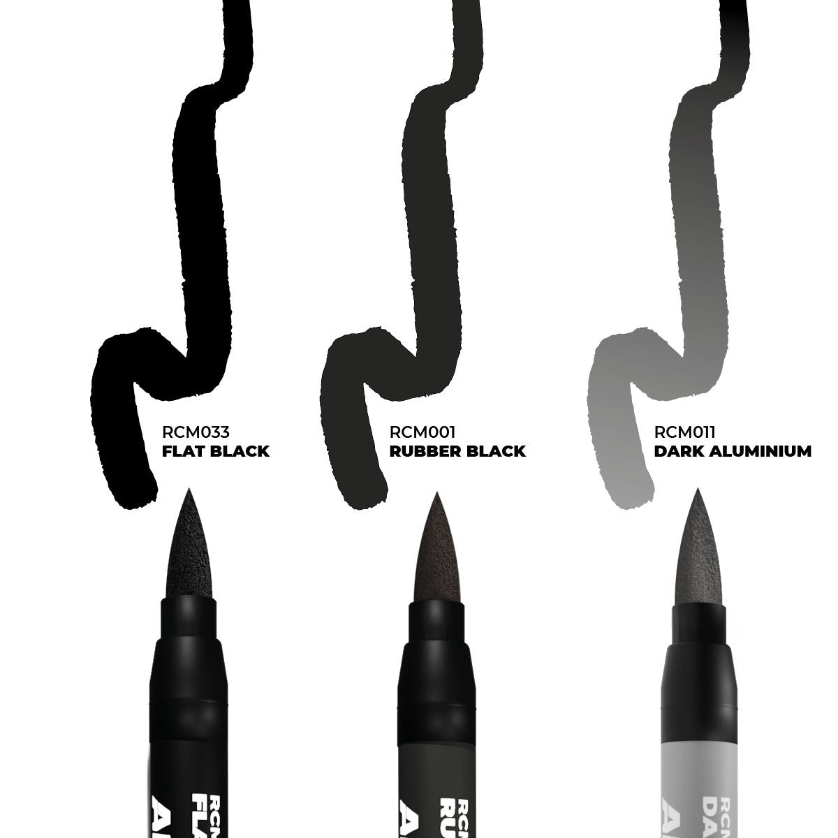 AK Interactive REAL COLORS MARKERS Wheels - Set 3 Real Colors Markers