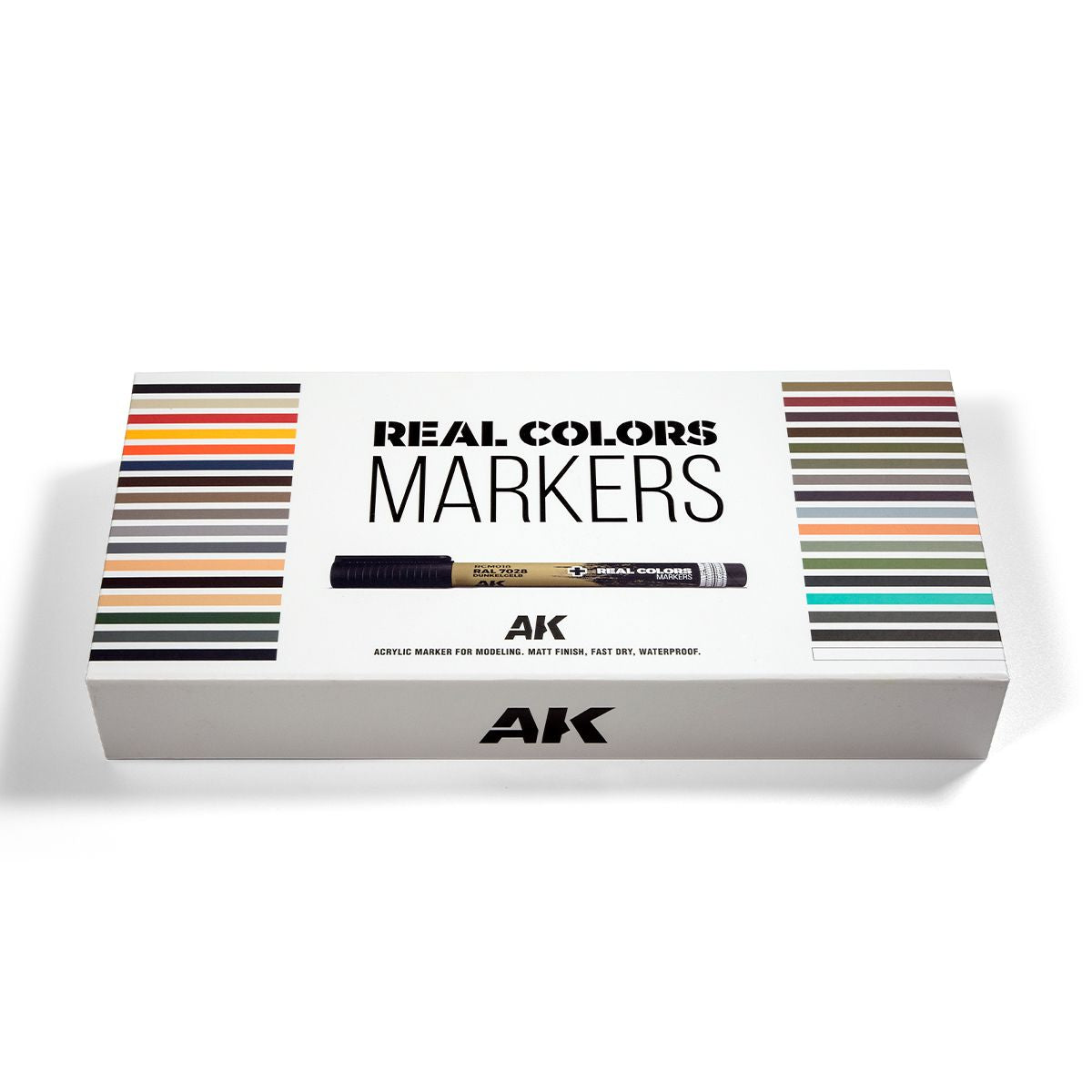 AK Interactive Special Box Real Colors Markers - 34 Units
