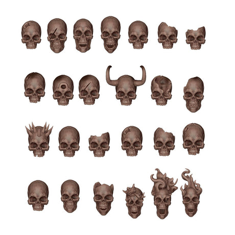 AK Interactive WARGAME SCENERY SKULLS
