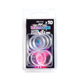 AK Interactive Wargame Plastic Bases CLEAR HOLLOW BASE 32mm - 10 units