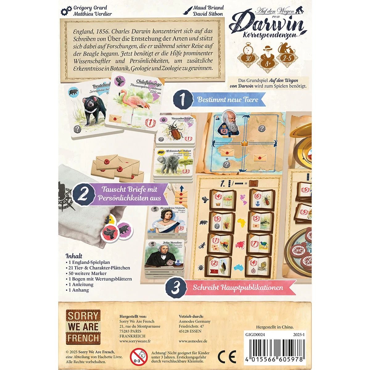 Auf den Wegen von Darwin - Korrespondenzen