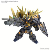 Bandai SD Gundam Unicorn 02 Banshee (Destroy) & Norn Parts Mobile Suit Gundam (8cm)