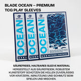 Gem.Eleven Blade Ocean Sleeves 100 Sleeves