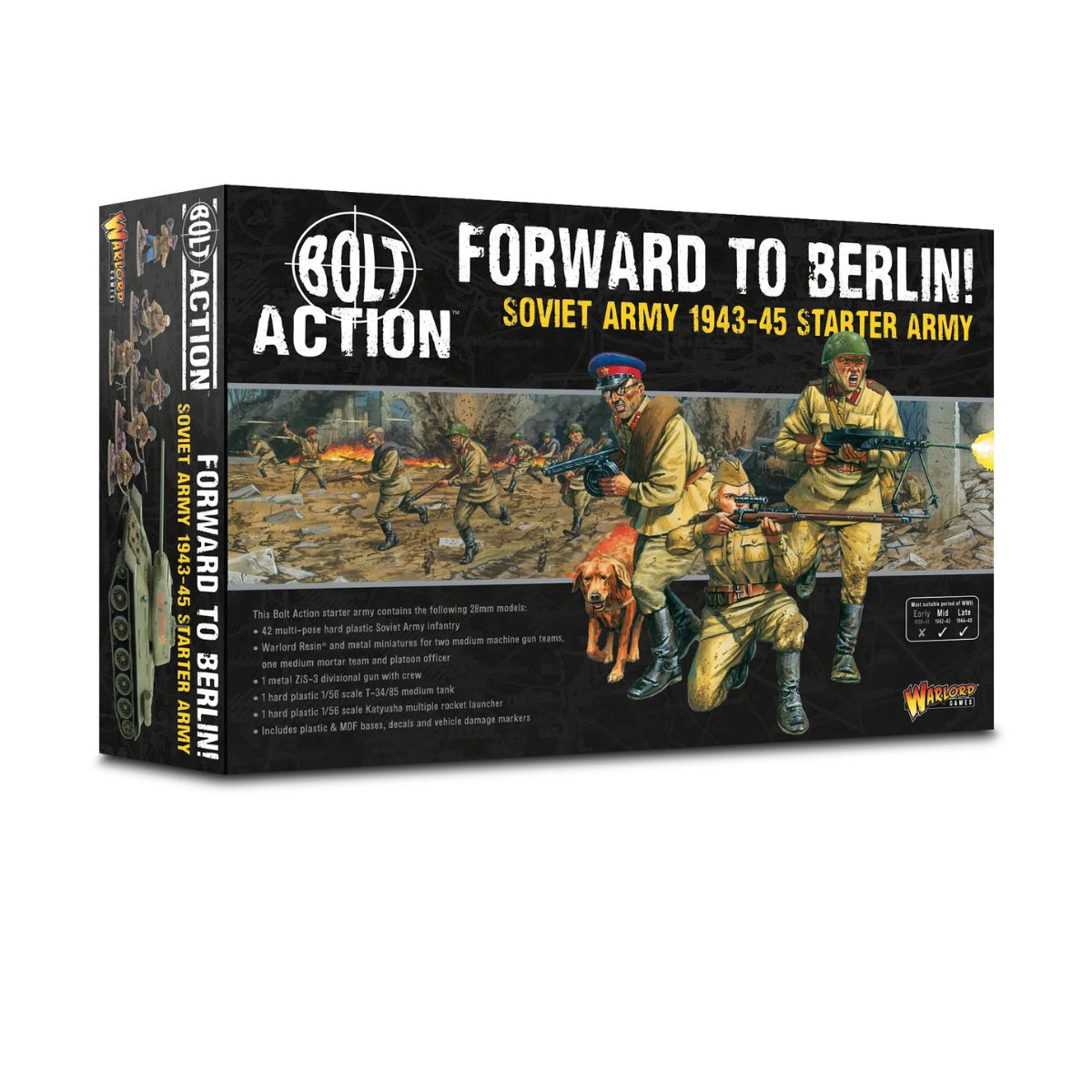 Bolt Action Forward to Berlin!  Soviet Army 1943-45 Starter Army